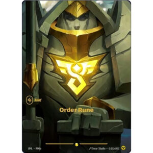 Order Rune (Alternate Art) (R06a) (Unleashed)