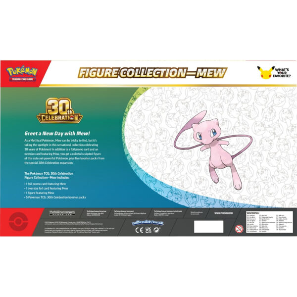 30th Celebration Figure Collection - Mew / Mewtwo (Assorted)