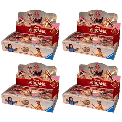 Disney Lorcana TCG – Set 8: Reign of Jafar 4x Booster Box (SEALED CASE)