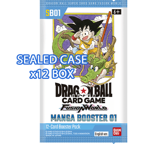 Dragon Ball Super Card Game – Fusion World – Manga Booster [SB-01] 12x Booster Box (Sealed Case)