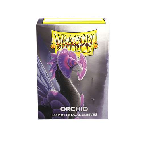 Dragon Shield – Standard Dual Matte Orchid Purple Sleeves 100 pack