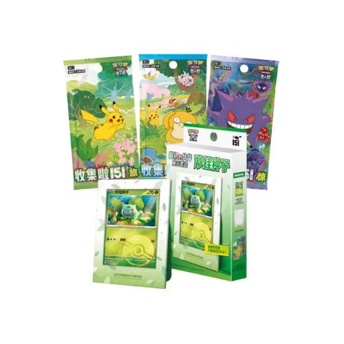 Pokemon TCG: Collection 151C 1st Partner Display Collection Box Set (S-Chinese)