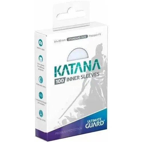 Ultimate Guard – Katana Standard Size Inner Sleeves Transparent (100)